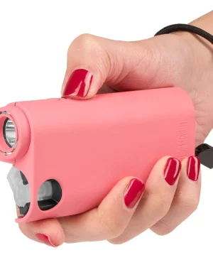 Pepper Spray with Stun Gun and Flashlight | Glow in the dark can